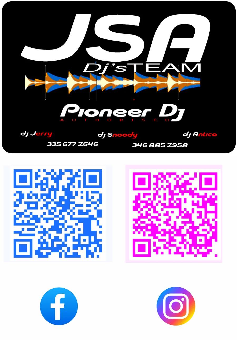 Biglietto da visita JSA Dj's Team